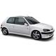 Peugeot 106 Dodik +Uyumlu Yedek Parça Marşpiyel Boyasız Fiber