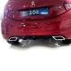 Peugeot 208 Uyumlu Yedek Parça Egzoz Görünümlü Difüzör (Plastik)