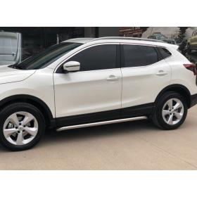 Mercedes X-Class 2017+ Uyumlu Yedek Parça Off Road Yan Basamak (Sport Style) Krom AQM4WD PSS01