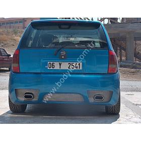 Opel Corsa B Uyumlu Yedek Parça Işıklı Spoiler