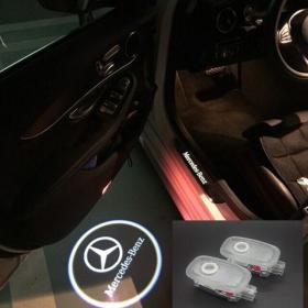 Mercedes S Class Uyumlu Yedek Parça Orjinal Kapı Altı Logo