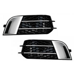 Audi A1 RS 2014-2018 Gri Siyah Ön Sis Çerçevesi