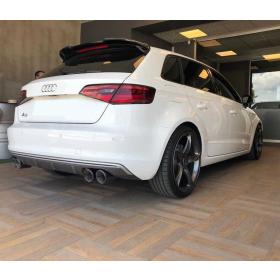 Audi A3 Hb (2014-2018) Cam Üstü Spoiler - Piano Black (Parlak Siyah)