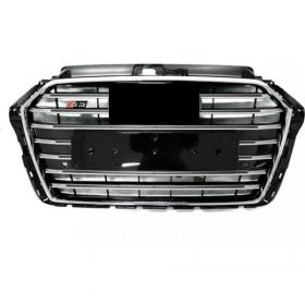 Audi A3 S3 2016-2020 Kromlu Siyah Panjur