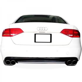 Audi A4 B8 2008-2012 S4 Difüzör Plastik Boyasız