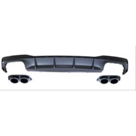 Audi A7 S7 2019+ Difüzör ve Egzoz Seti S-Line Tampon Uyumlu