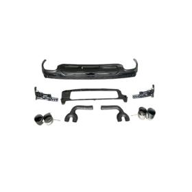 Audi Q7 2020+ RS Difüzör & Siyah Egzoz Setİ