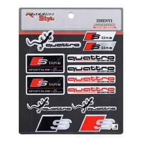 Audi Sline Quattro Sticker 13 Adet