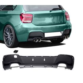 Bmw 1 Serisi F20 2011-2015 MT Tampon İçin Çift Çıkış Difüzör (İkili Çıkış)