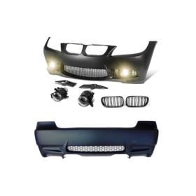Bmw 3 Serisi E90 2005-2008 İçin Uyumlu M3 Görünüm Bodykit (Ön-Arka Tampon-Panjur-Sis Lambası)