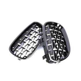 Bmw 5 Serisi 2004-2009 E60 Diamond Panjur(Böbrek) Piano Black Çerçeve