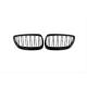 Bmw E92 2006-2009 M3 Böbrek (Çift Çizgi Panjur) Piano Black