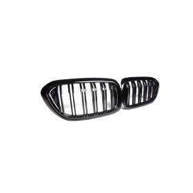 BMW G30 5 Serisi Uyumlu 2017-2019 İçin M5 Görünüm Çift Çizgi Böbrek