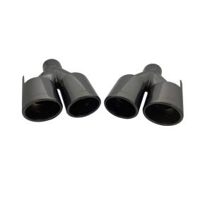 Bmw M-Performance Yuvarlak Egzoz Ucu Seti Siyah