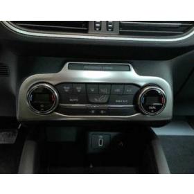 Ford Focus 2019+ Klima Panel Kaplama Silver(Paslanmaz Çelik)