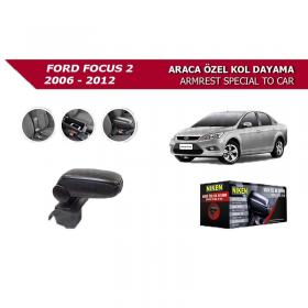 Ford Focus 2 2006-2012 Araca Özel Kol Dayama Siyah