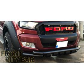 Ford Ranger 2006+ Off Road Siyah Ön Koruma Ön Tampon Koruma Demiri Krom Glocity AQM4WD