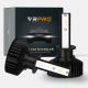 H1 Siyah F2 Mini Slim Led Xenon Far Ampulü CSP Çip