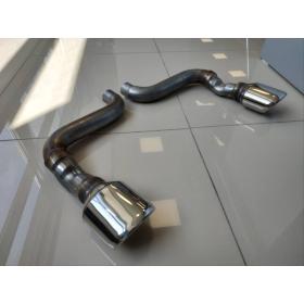 Honda Civic FC5 2016-2020 İçin Uyumlu Difüzör Çift Çıkış İçin Egzoz Seti