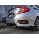 Honda Civic Fc5 2016-2020 Ritim Dizayn Arka Sis Ledi Kırmızı