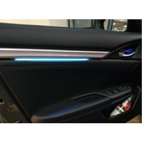 Honda Civic Fc5 Fk7 2016-2020 İçin Uyumlu Işıklı İç Kapı Çıtası 4 Parça Mavi