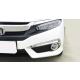 Honda Civic Fc5 2016-2019 Ön Sis Kaşı Ve Halka Kaplaması Nikelaj