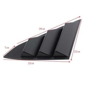 Honda Civic Fc5 2016-2020 Kelebek Camı Kaplaması Geniş Model