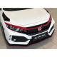 Honda Civic Fc5 2016-2020 Ön Panjur Kaş Kaplama Kırmızı