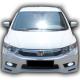 Honda Civic 2012 Özel Tasarım 2 Parça Ön Karlık Boyalı