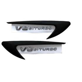 Mercedes V8 Biturbo Yazı Ve Vent Takımı Piano Black