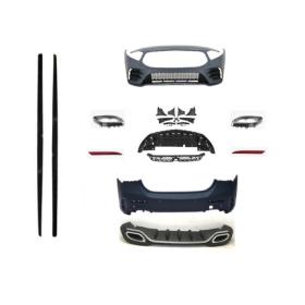 Mercedes W177 Sedan A Serisi İçin Uyumlu Amg Set ( Ön Arka Tampon-Diamond Panjur, Marşpiyel, Egzozlar)