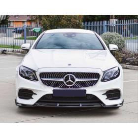 Mercedes W213(2016-2019) E Serisi Uyumlu Ön Lip - Piano Black (Parlak Siyah)