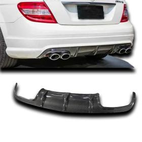 Mercedes W204 C Serisi Sedan-Coupe Amg C63 2008 - 2012 Difüzör Plastik Boyasız