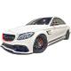 Mercedes W205 C Serisi Sedan/Coupe Amg 2014 - 2021 Ön Çamurluk Kaşları (2 parça) Plastik Boyasız