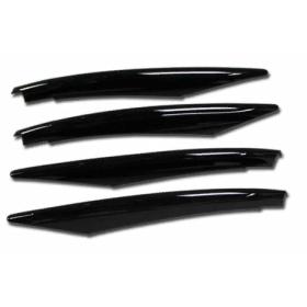 Mercedes W177 A Serisi 2019+ Ön Tampon Bıçakları - 4 Parça - Piano Black