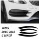 Mercedes W205 2015-2018 Sis Kaşı 4 Parça (Piano Black)