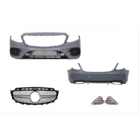 Mercedes W213 E Serisi Oem Amg Set (Ön Arka Tampon-Diamond Panjur-Egzozlar)