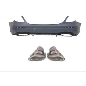 Mercedes W213 E Serisi Oem Amg Arka Tampon&Egzoz