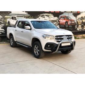 Mercedes X-Class 2017+ Uyumlu Off Road Krom Ön Koruma Ön Tampon Koruma Demiri Krom Dinamic Plus AQM4WD