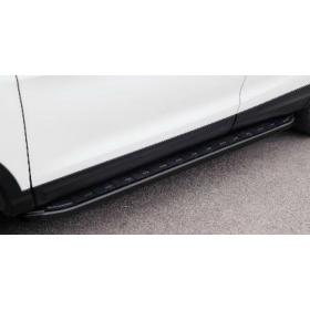 Mercedes X-Class 2017+ Uyumlu Off Road Yan Basamak (Quantum Black) Siyah AQM4WD