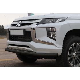 Mitsubishi L200 2007+ Off Road Ön Tampon Koruma Demiri Siyah (Tekli Bıyık ) AQM4WD