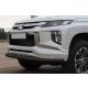 Mitsubishi L200 2007+ Off Road Ön Tampon Koruma Demiri Siyah (Tekli Bıyık ) AQM4WD