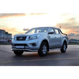 Nissan Navara 2006+ Off Road Saclı Ön Koruma Ön Tampon Koruma Demiri Krom GloPlus AQM4WD