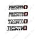 Nissan Nismo Bagaj Logosu 4Lü