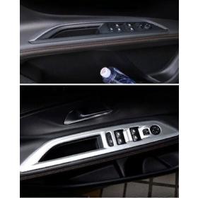 Peugeot 3008 2016+ Kapı Kolçak Kaplaması Silver