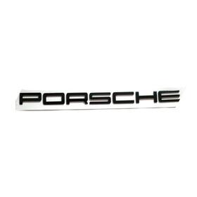 Porsche Uyumlu Siyah Bagaj Logosu (AL-165)