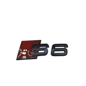 S6 Metal Bagaj Logosu Kırmızı-Siyah