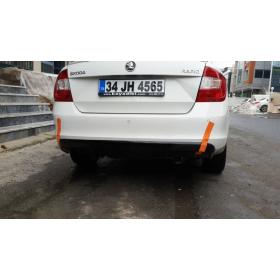 Skoda Rapid 2014 Arka Difüzör Boyasız