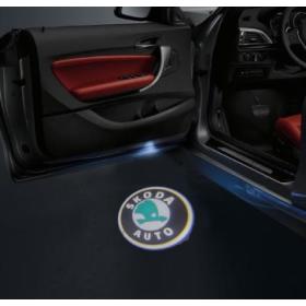 Skoda Kapı Altı Delmeli Hayalet Logo