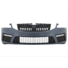 Skoda Octavia 2017+ İçin RS Ön Tampon Panjur